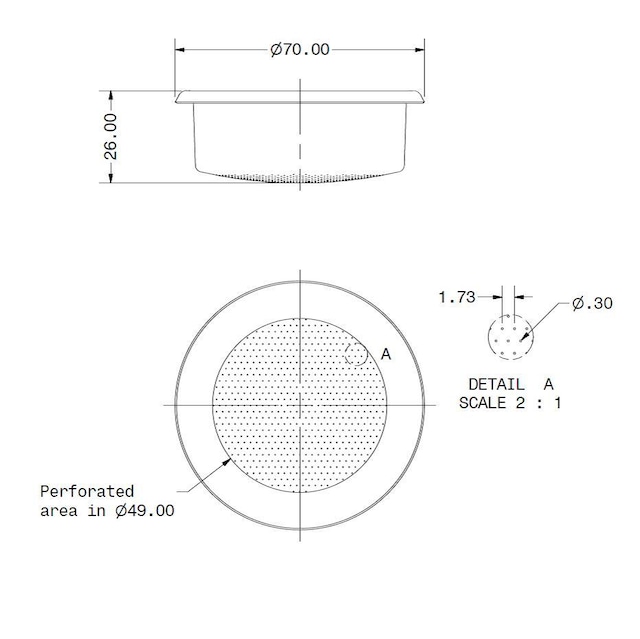 フィルターバスケット ● IMS Competition B70 E61 Marzocco Rocket ECM エスプレッソフィルター