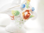 白い花かご　オキュパイド・ジャパン（欠けあり） 画像5