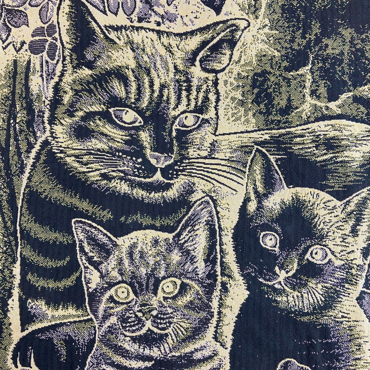 希少 リバーシブル スペイン製 90年代頃 ヴィンテージ ねこ柄
