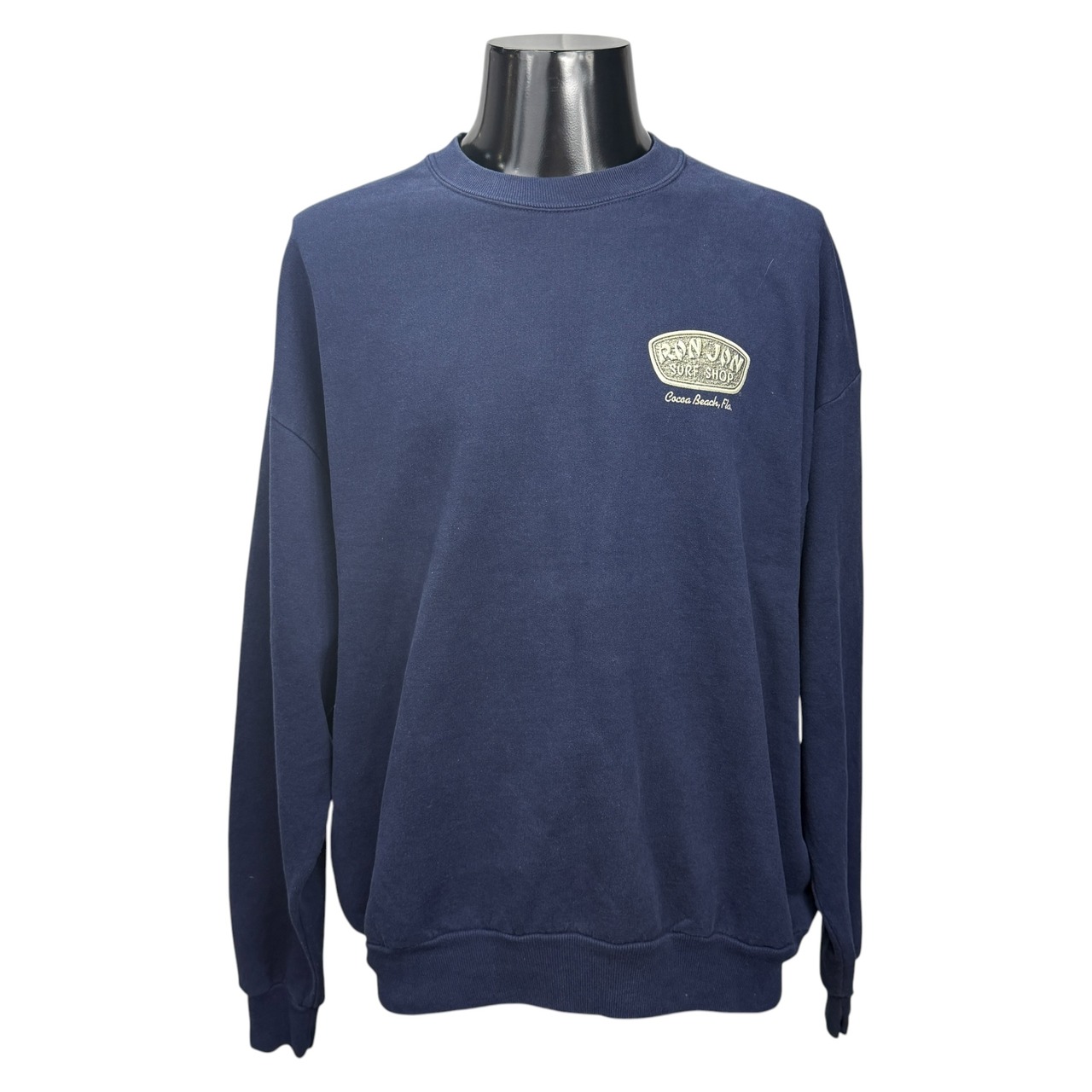 【RON JON SURF SHOP】ロン・ジョン・サーフショップ "ONE OF A KIND" 袖プリント入りトレーナー