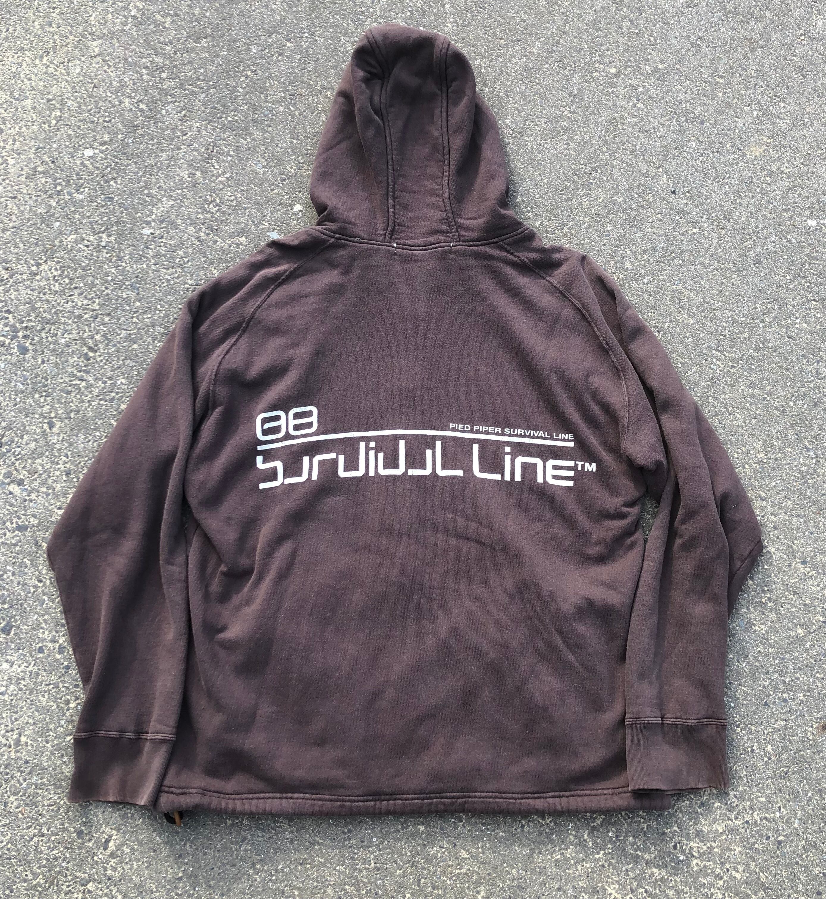 90〜00s PIED PIPER survival ilne zip up Hoodie | Pay ID