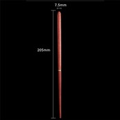 SUNDICK 携帯用木製箸 天然マホガニー材使用 長さ205mm マイ箸 ジョイント箸 経済的 エコ箸 お弁当 外食 登山やキャンプに エコ活動 収納袋付