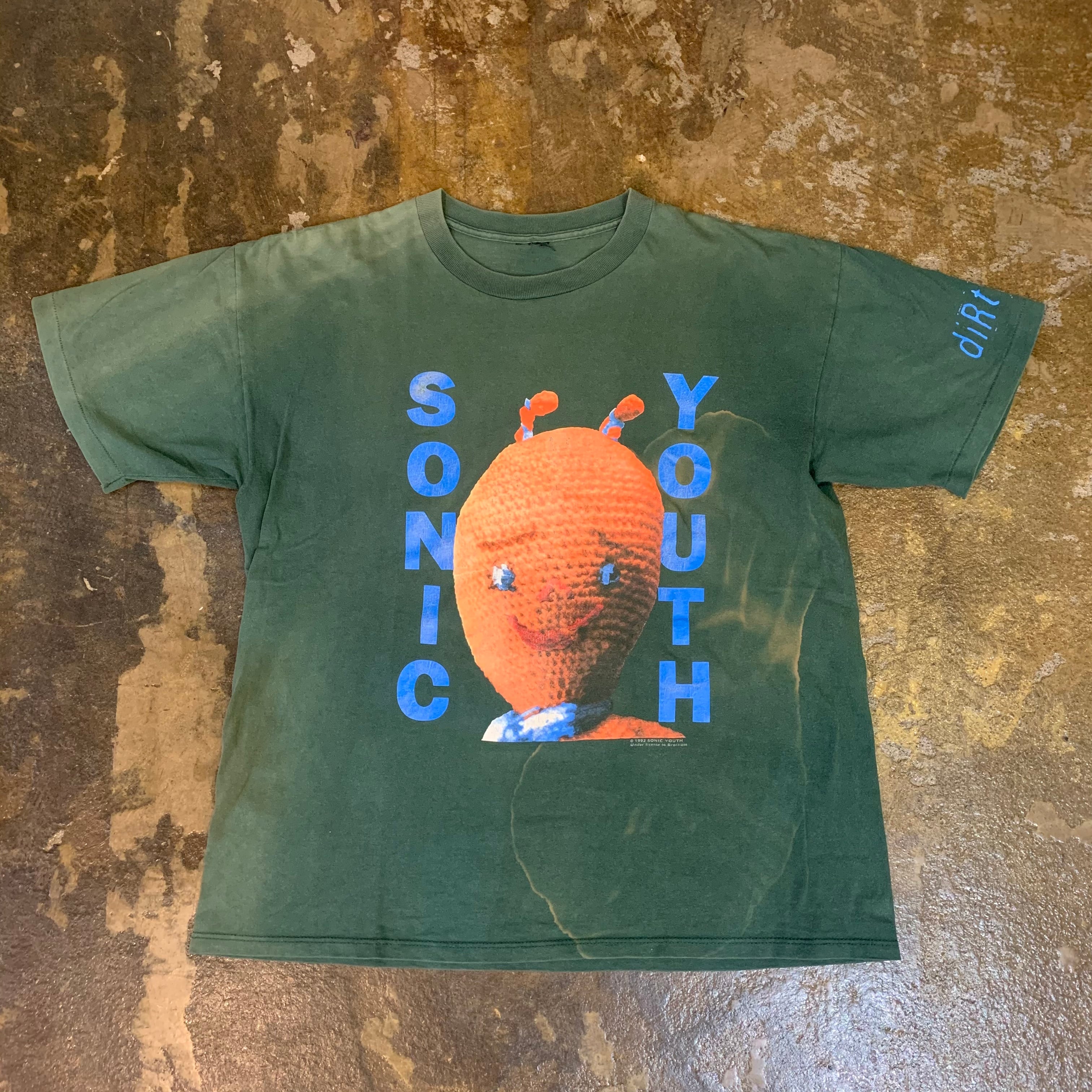 ビンテージ 90s SONIC YOUTH Tシャツ M ブルー USA