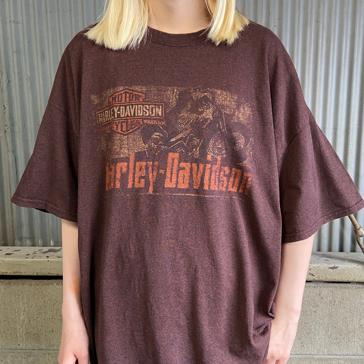 Harley-Davidson ハーレーダビッドソン 両面ビッグプリントTシャツ - T