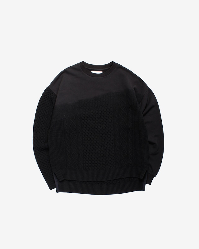 Needle Pull Over Tops -black <LSD-BB3T2>