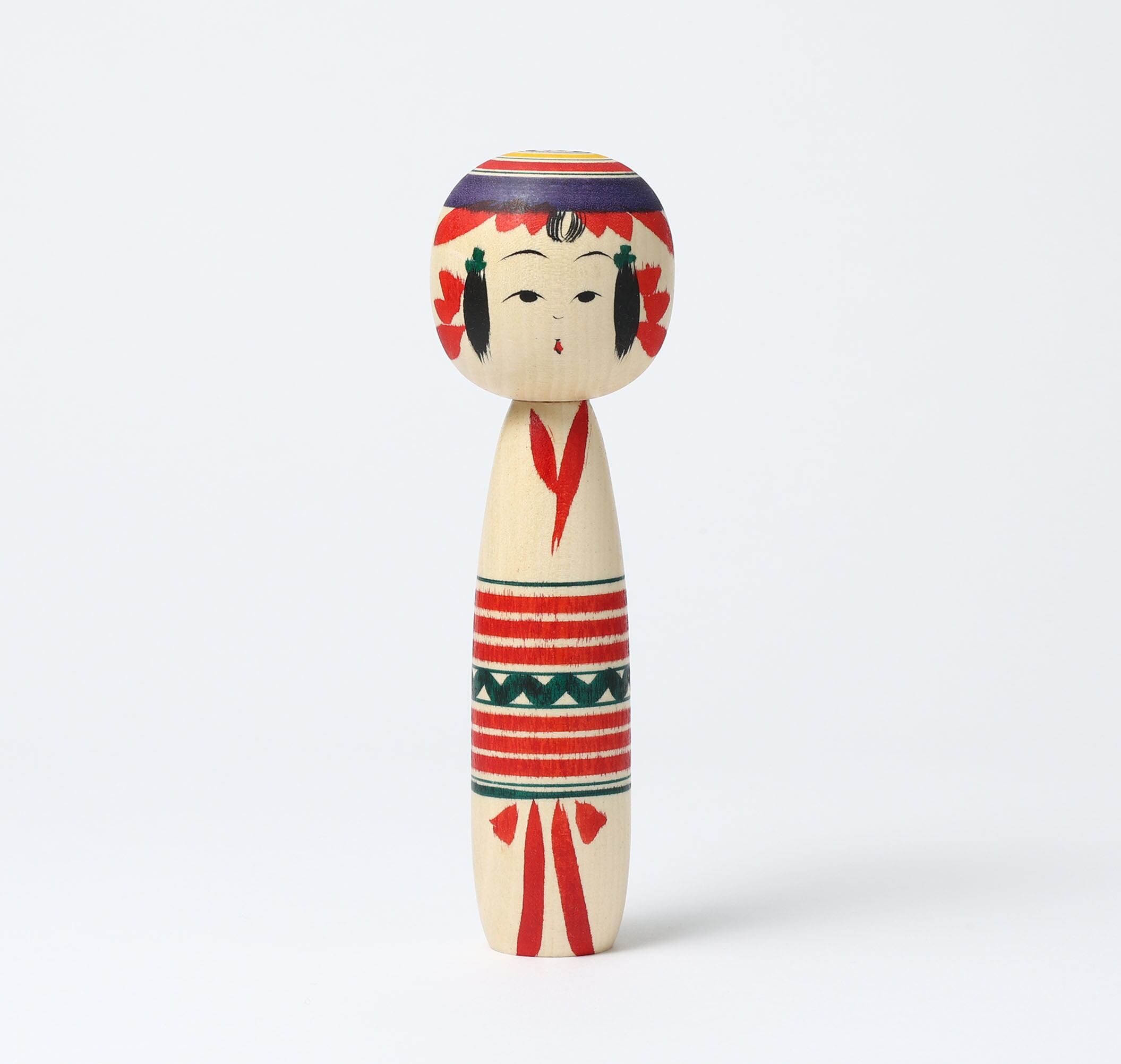 弥治郎こけし Yajiro style kokeshi doll | 池内潮音工人 弥治郎系