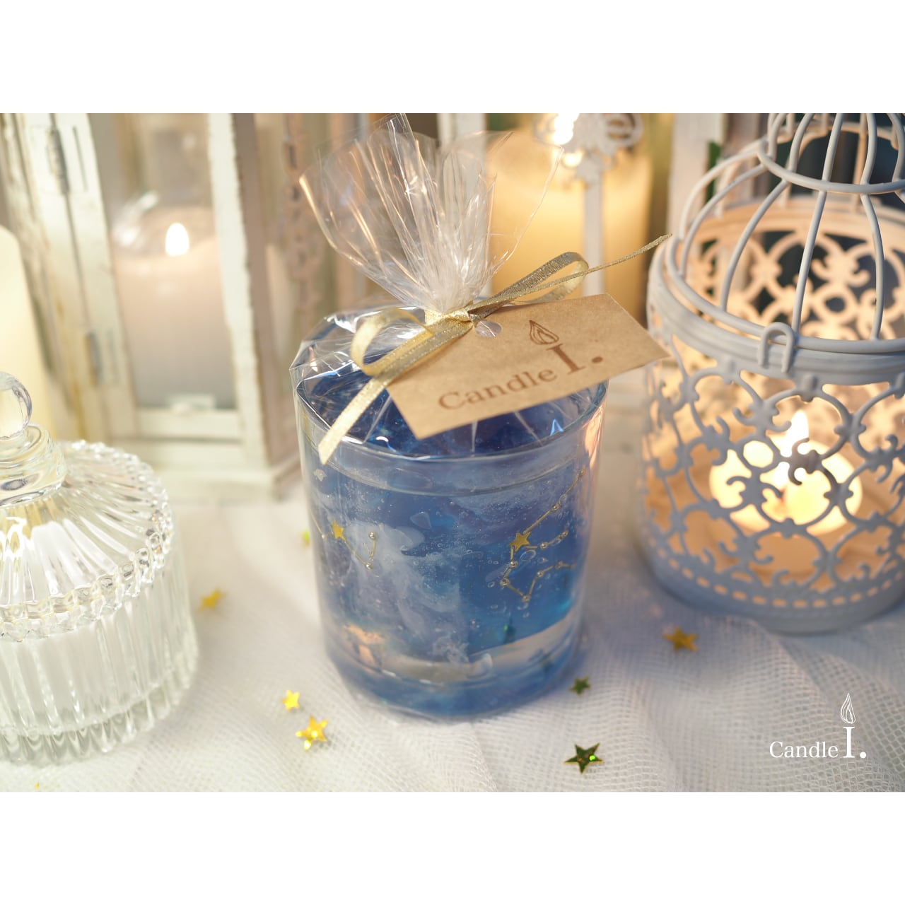 星座Series ＊ Aquarius［水瓶座］Glass | Candle I.
