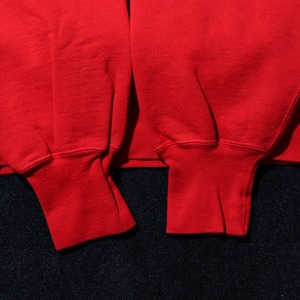 美品 XL 完全目無し90s USA 赤 レッド 無地 リバースウィーブ チャンピオン スウェット