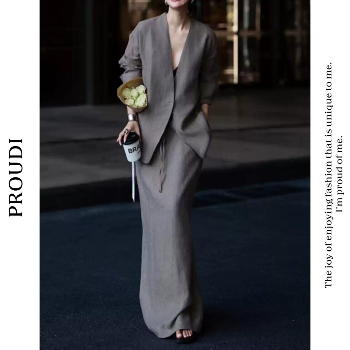 Dsquared2 リネン100% 麻 ドット セットアップ スーツ 46 【公式通販】