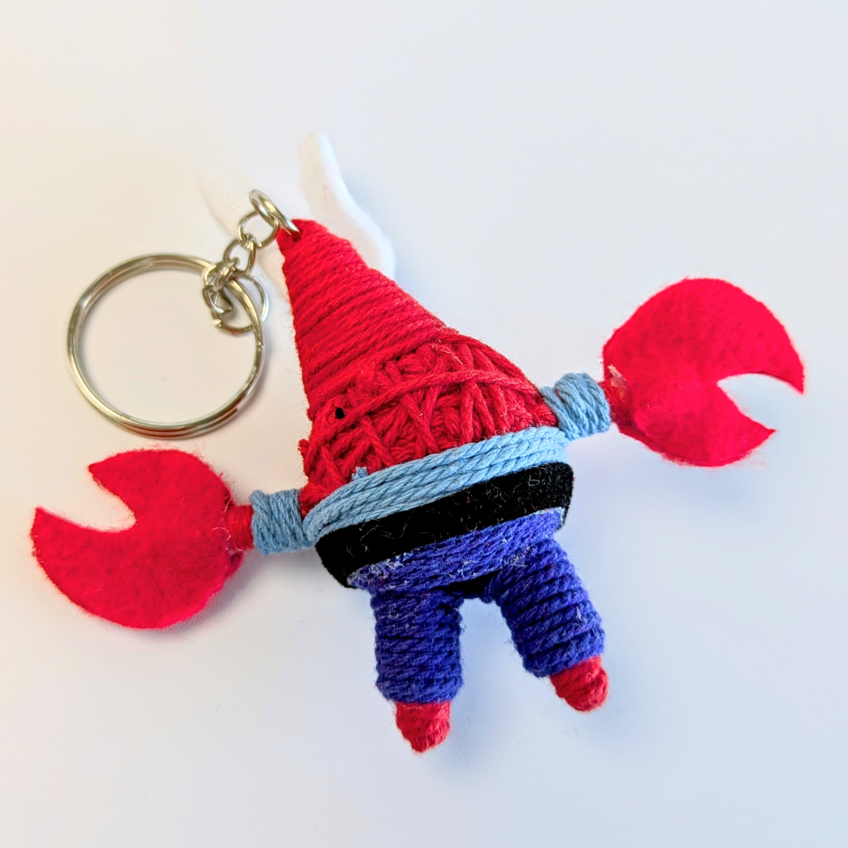 【 SpongeBob ( スポンジボブ ) カーニ 】 Voodoo doll KeyHolder / ブードゥー人形 / 身代わり人形 /お守り人形  〚アメリカン雑貨 アメトイ〛