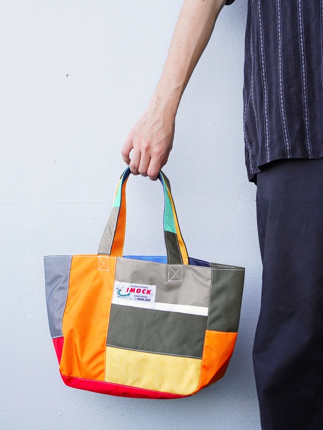 IMOCK-KOBE ZAC-NYLON PATCHWORK TOTE MEDIUM