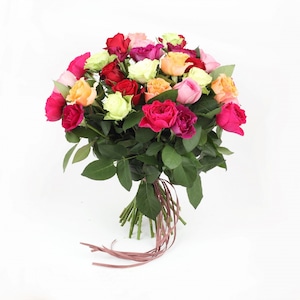 mix rose bouquet