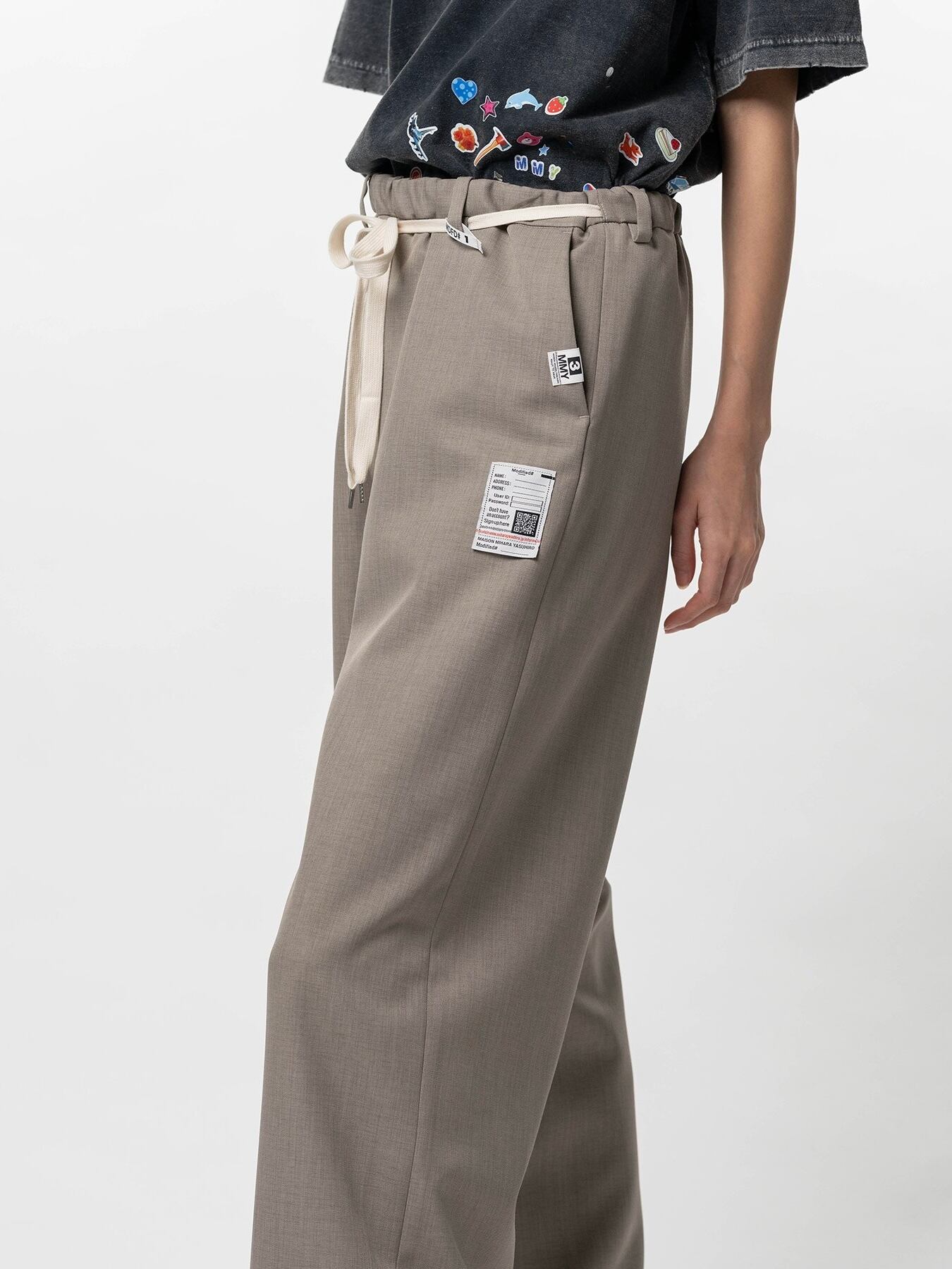 26SS】Maison MIHARA YASUHIRO ミハラヤスヒロ / Wool Like Easy Pants