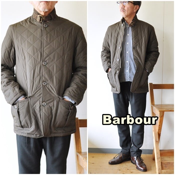 Barbour バブアー　キルティング　スタンドカラー　ジャケット　ブラック