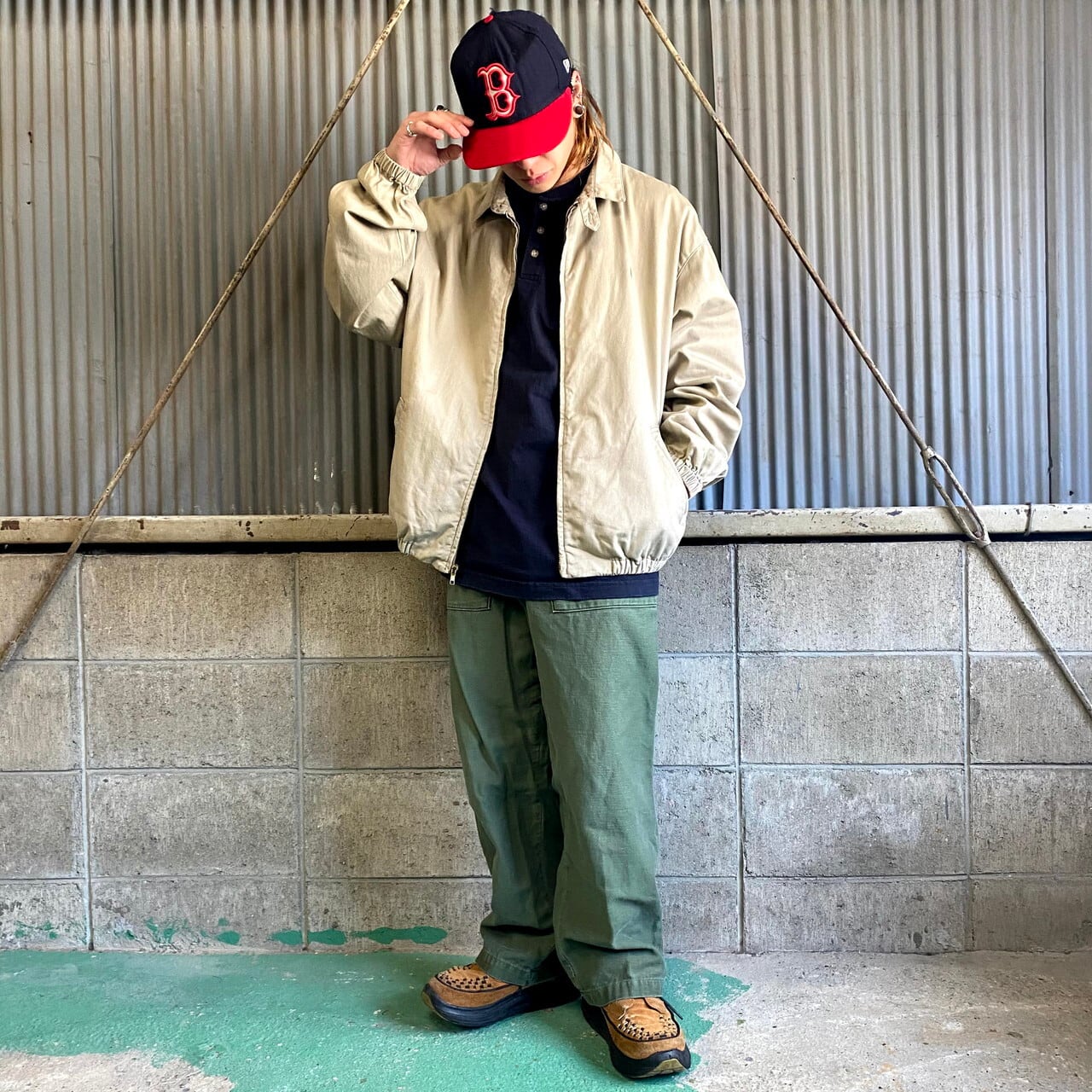 90年代 USA製 ラルフローレン スイングトップ メンズXL 古着 90S 