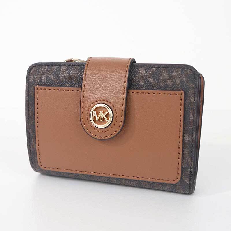 マイケルコース MICHAEL KORS 財布 二つ折り スモール MK CHARM タブ コンパクト ポケット ウォレット MKチャーム 二つ折り財布 32R4G0KF5B 0005 252