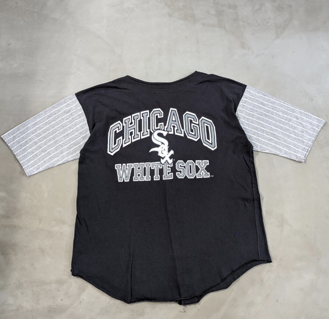 90sレア STARTER MLB ベースボールシャツ シカゴホワイトソックス黒 90s STARTER 