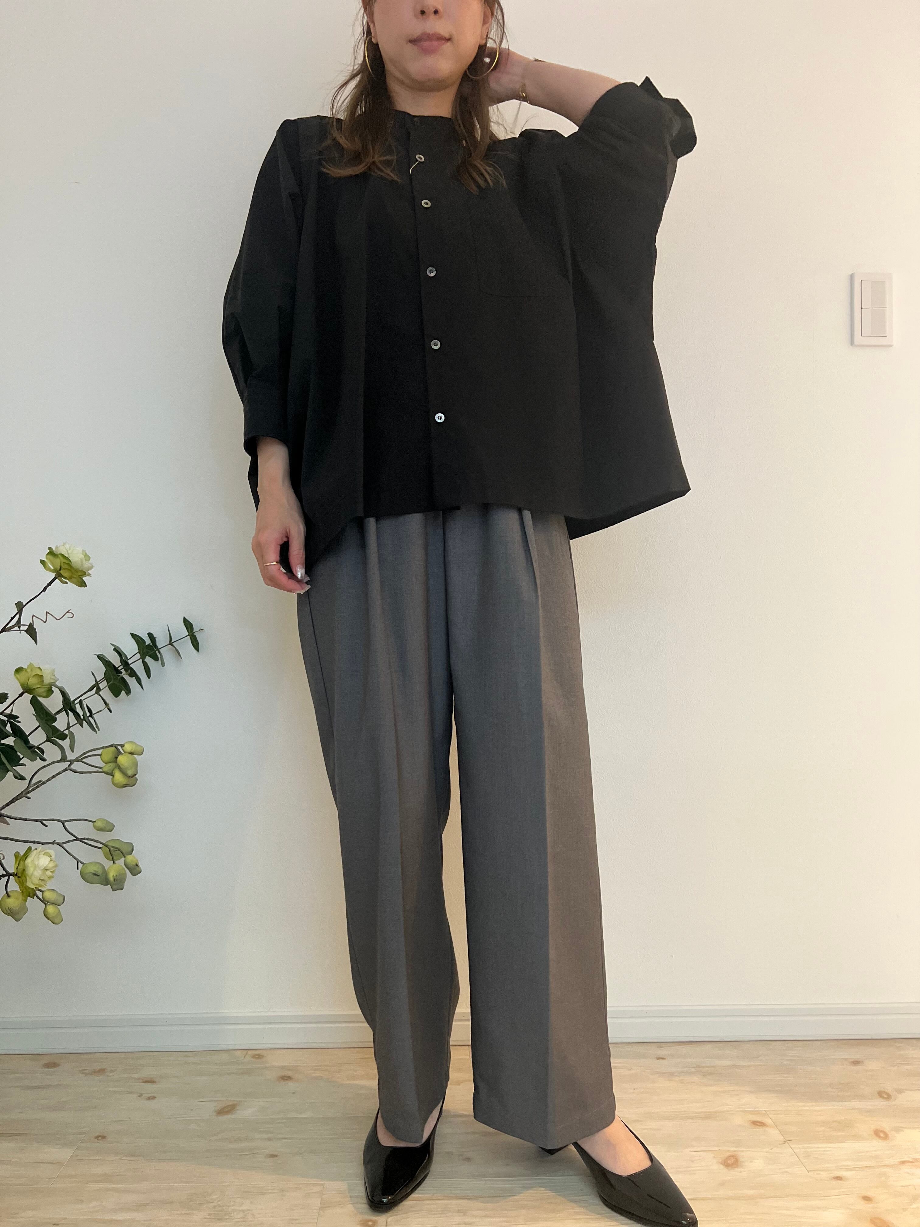 【SELECT】オンオフ使える！2タックストレートパンツ 全3色