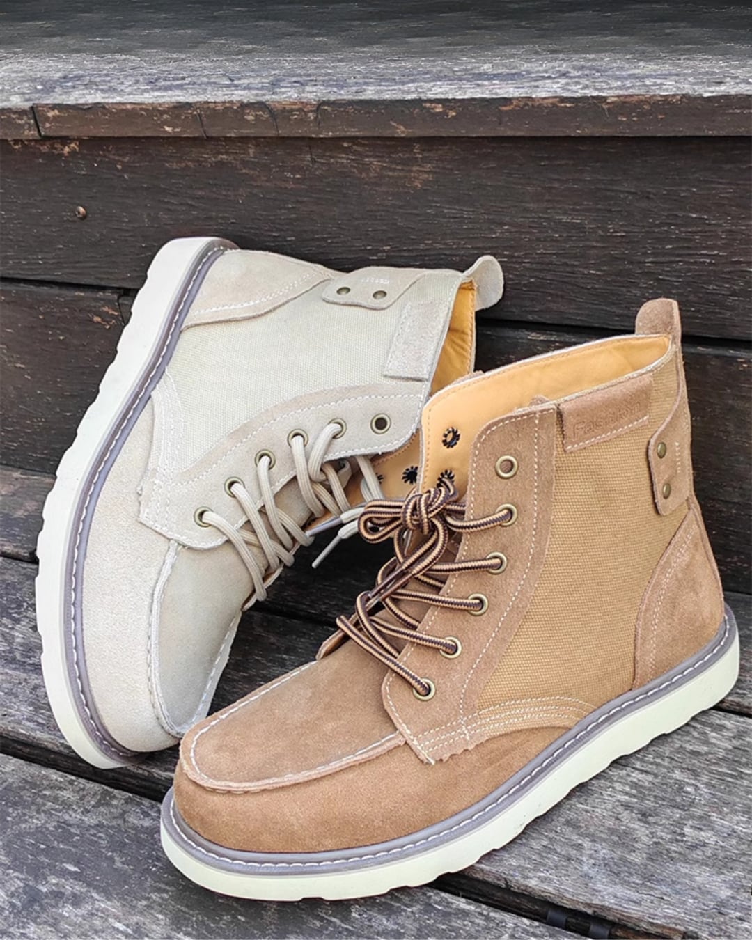 アメリカン レトロワークブーツ 2色 E0184