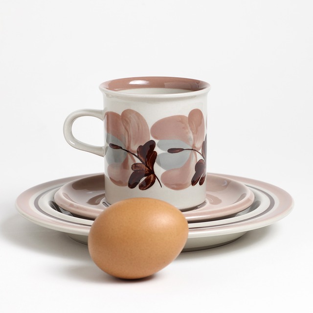 ARABIA アラビア Koralli コラーリ コーヒーカップ＆ソーサー、プレート 3点セット - 2 北欧ヴィンテージ