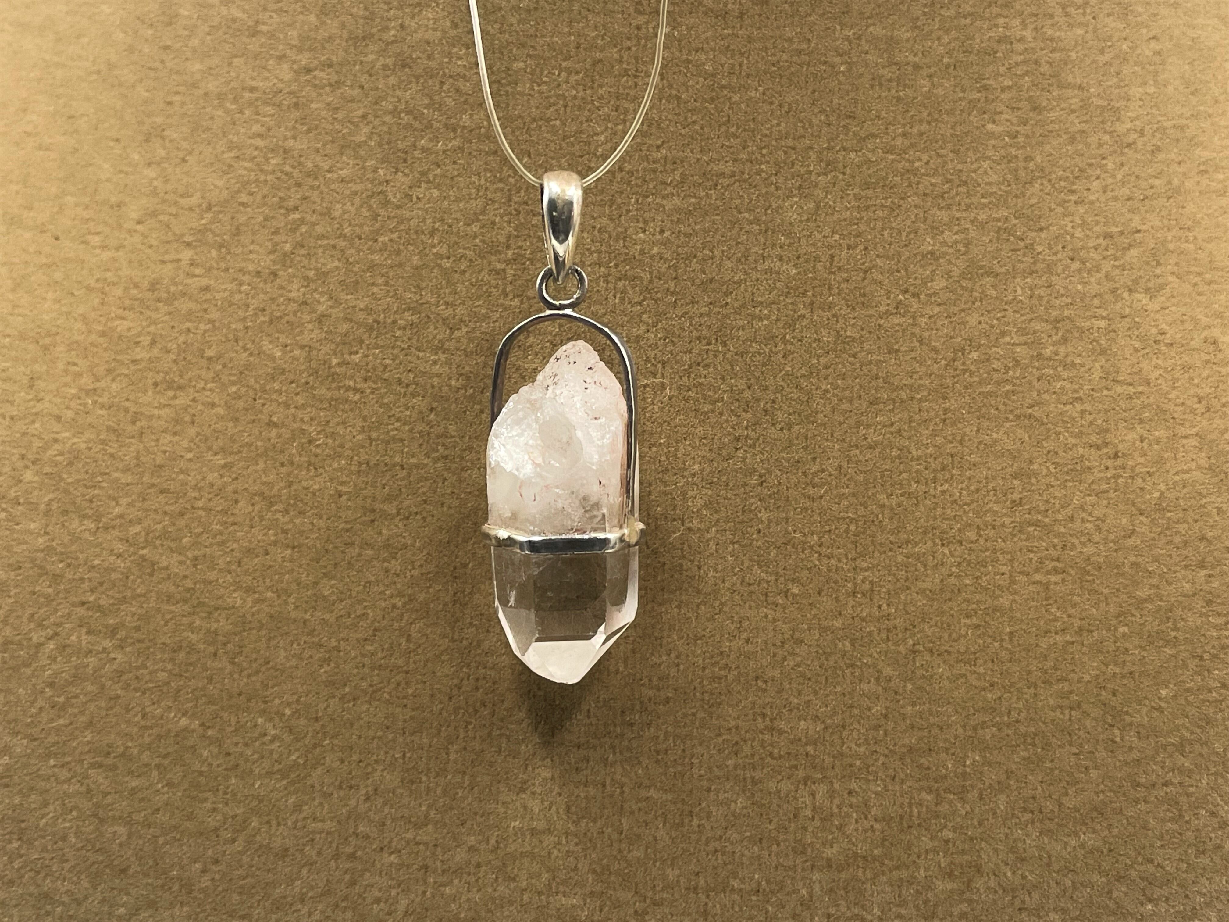 スーパークリアー ガネーシュヒマール産水晶 ペンダントトップ◇ スーパークリアー ガネーシュヒマール産水晶 ペンダントトップ