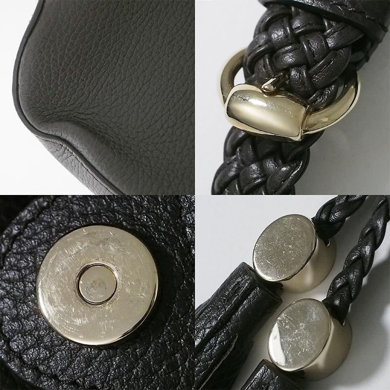 グッチ GUCCI ワンショルダーバッグ フリンジ ダークブラウン レザー