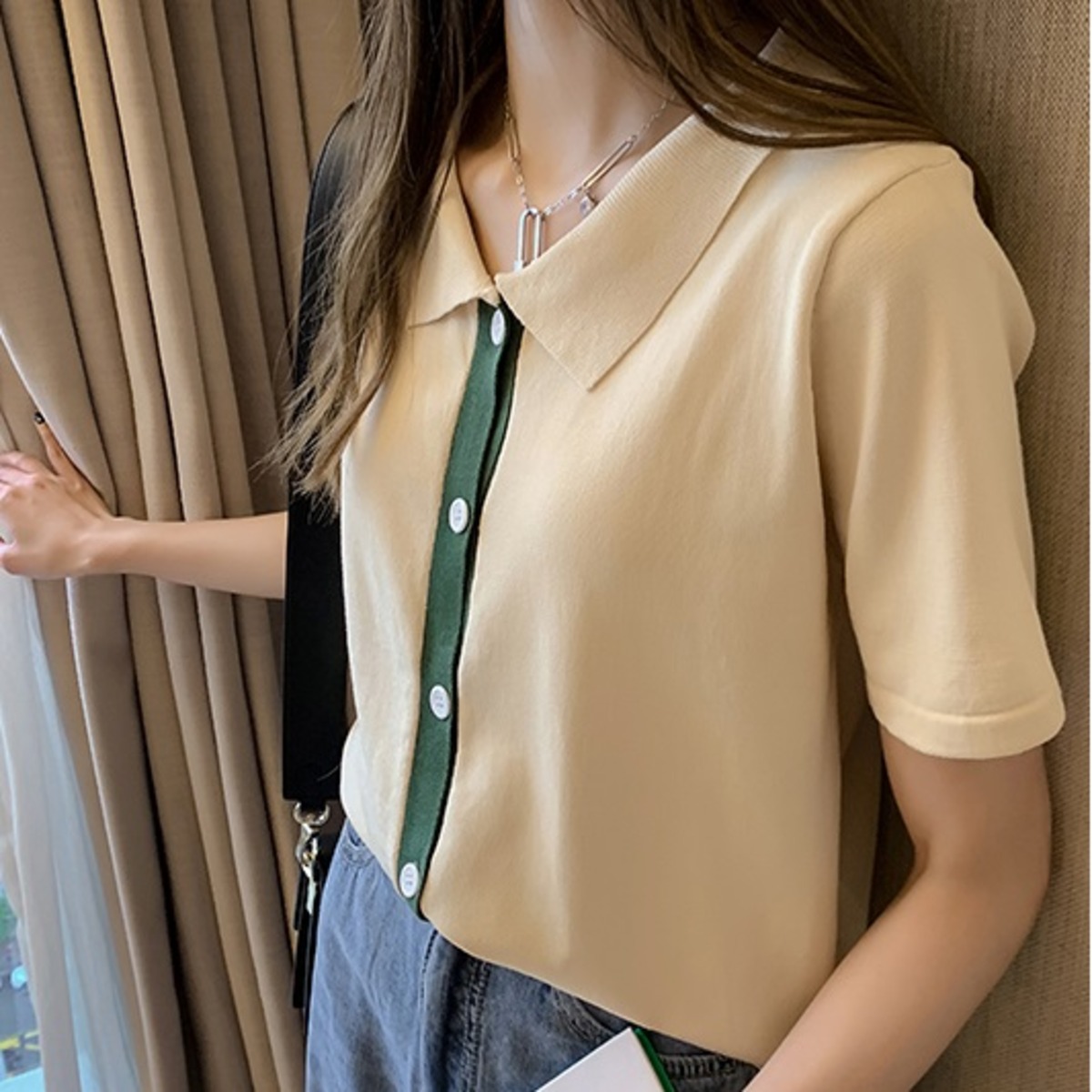 最新 AKRIS100years限定サマーニット Tシャツ/カットソー(半袖/袖なし