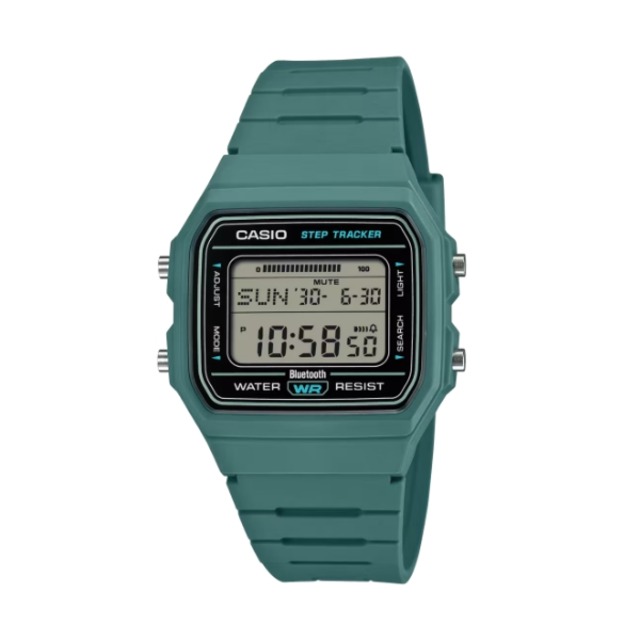 国内正規品 CASIO Collection カシオ コレクション 軽量 薄型 グリーン ユニセックス腕時計 ユニセックス腕時計 F-B100W-3AJF