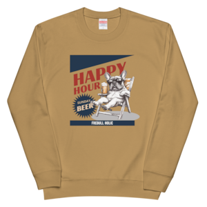 FREBULL BEER ユニセックス クルーネック スウェット (4colors) P00441