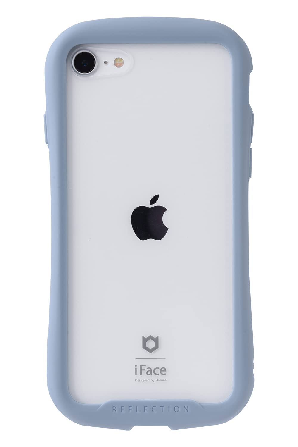 【Amazon.co.jp 限定】iFace Reflection iPhone SE(第3/第2世代)/8/7 ケース クリア (ペールブルー)