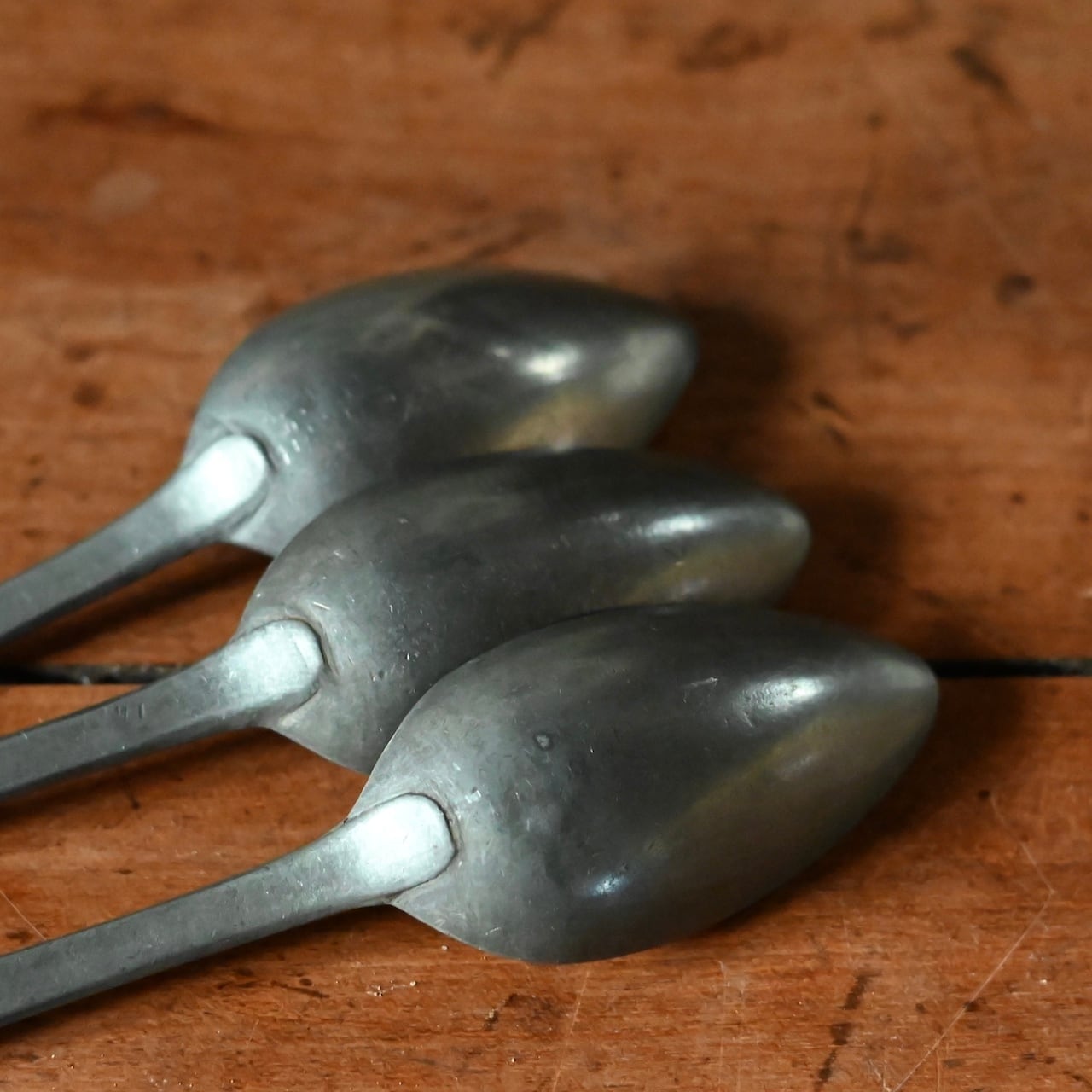 アンティーク　ピューター　コンポティエ　スプーン　カトラリー ピュータースプーン フランスアンティーク ① | OGISHIMA COFFEE Antiques