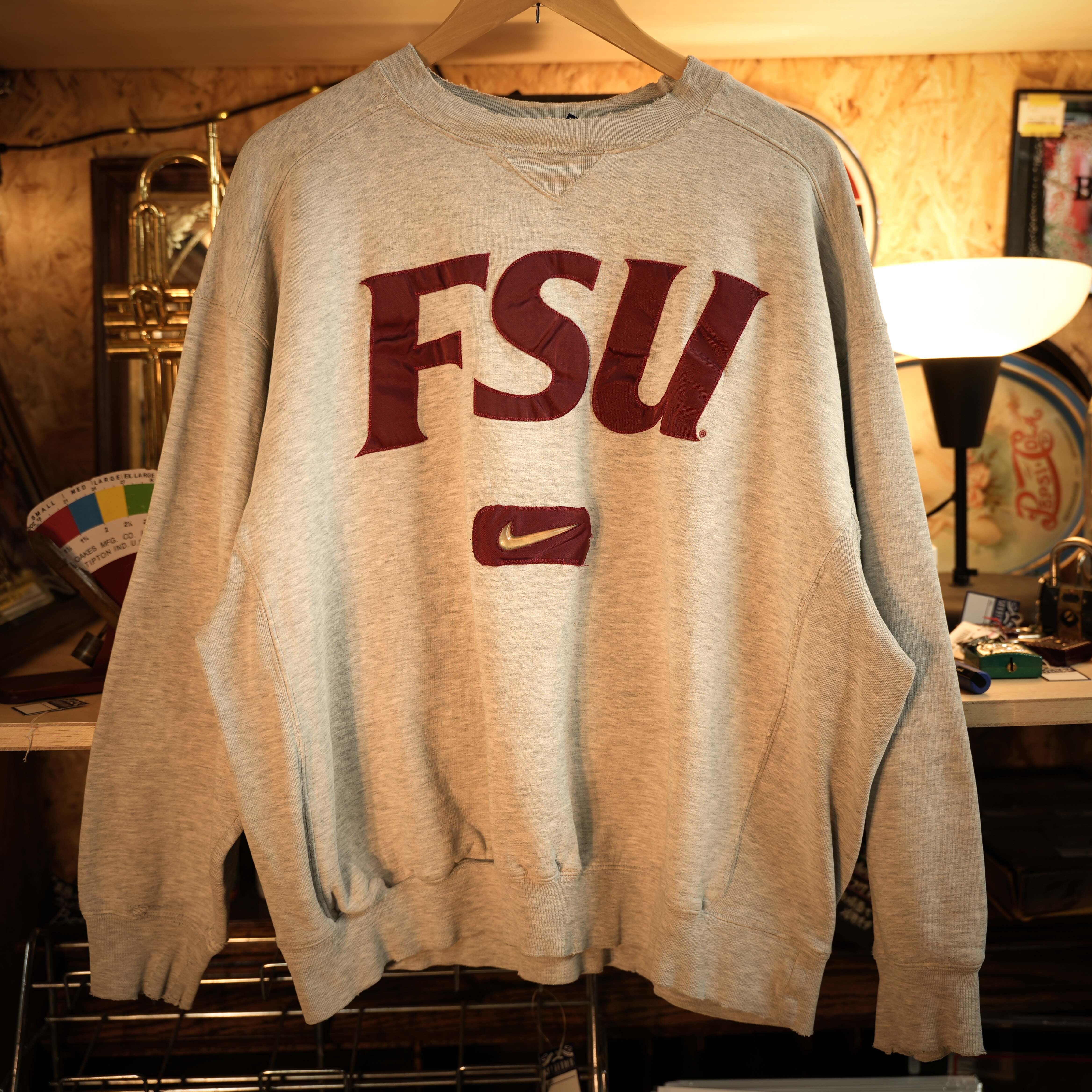 00s ナイキ スウェット 立体ロゴ NIKE TEAMタグ 2000s Florida State