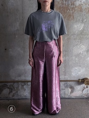 333 original/Embroidery silk wrap pants (PINK)