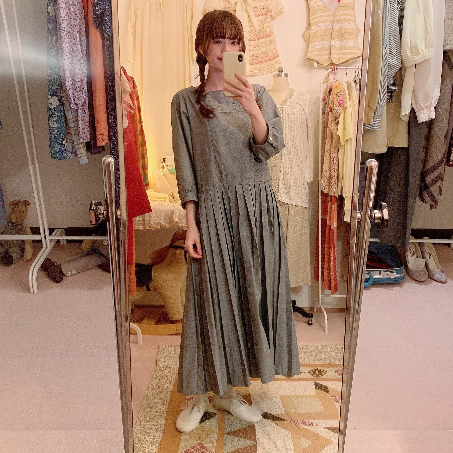 original / brand new sailor one-piece / gray