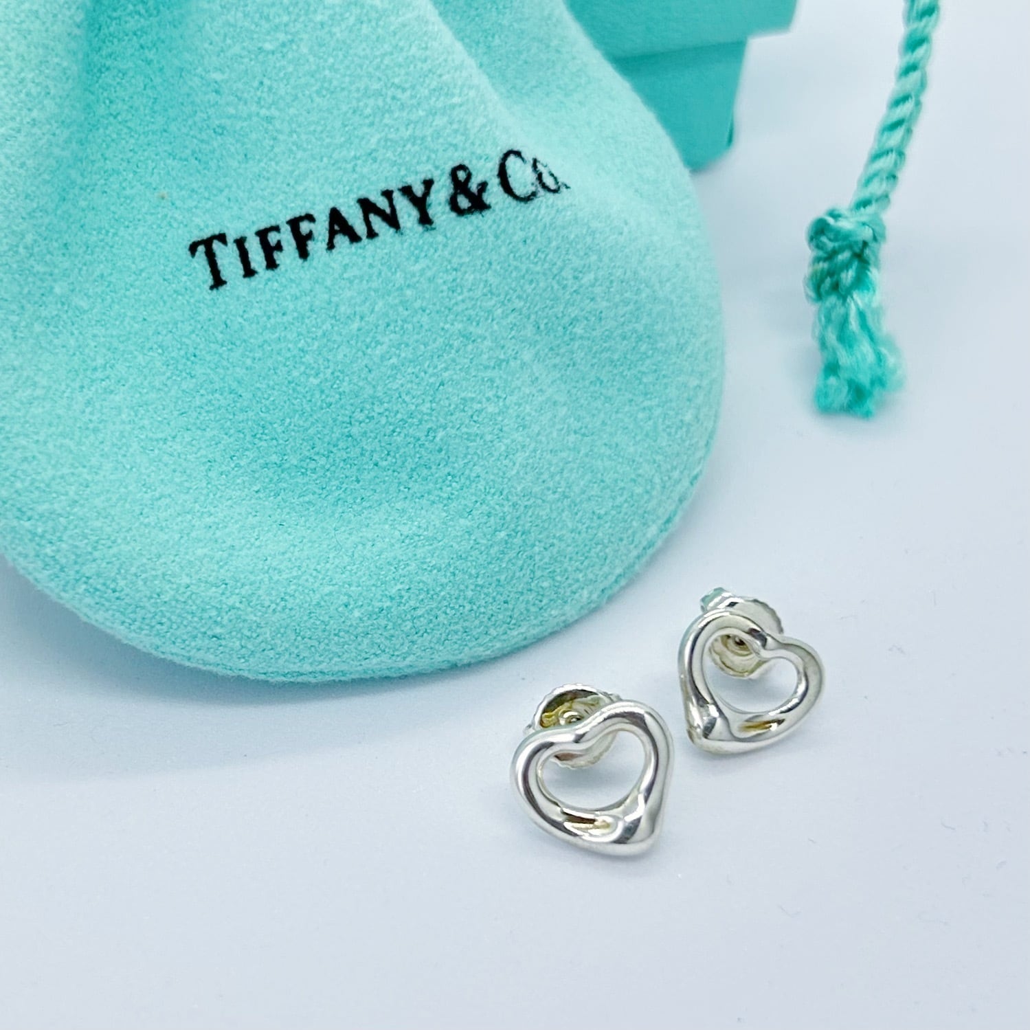 T7037】Tiffany &Co. bean pierce/silver925/ティファニー T7037】Tiffany &Co. bean pierce/silver925/ティファニー