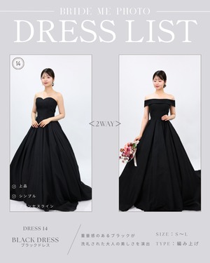 【DRESS 14】Black Dress（ブラックドレス）