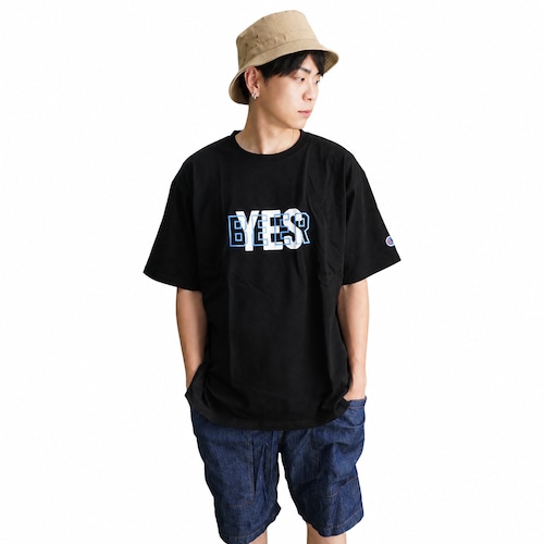 YOIDORE ヨイドレ ザ・ビールスキ Tシャツ メンズ 半袖 プリントTシャツ コットン100% バックプリント 刺繍ロゴ ビール 酒 ストリート 春夏 ブラック