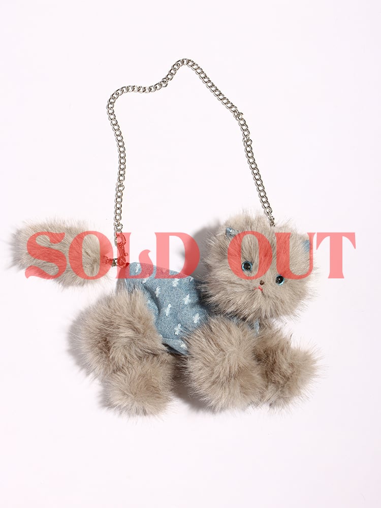 THE made in mix ぬいぐるみショルダーバッグ　ねこ キャットハンドルバッグ) 母 × mix コラボ | THE made in mix