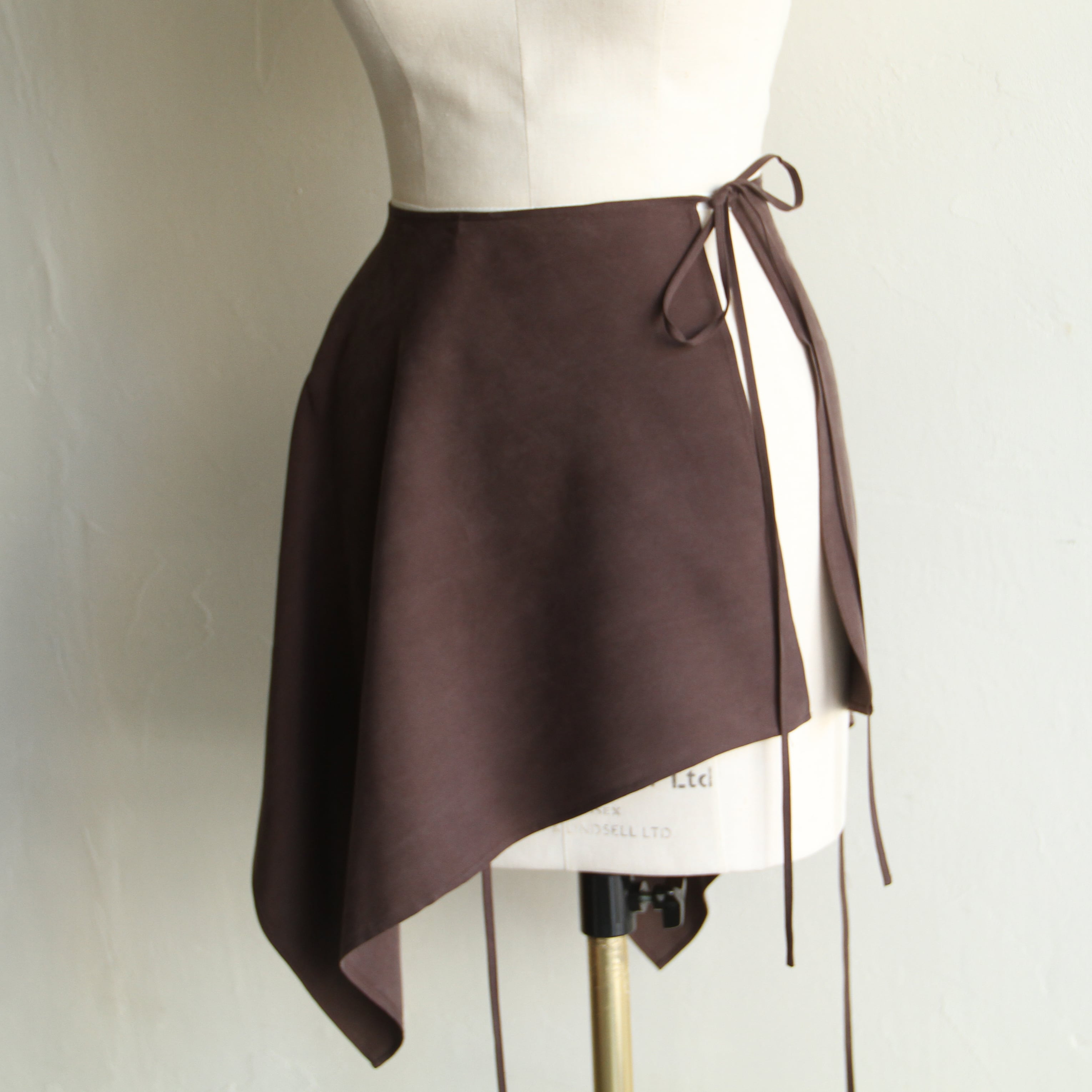 JOICEADDED Utility peplum apron skirt