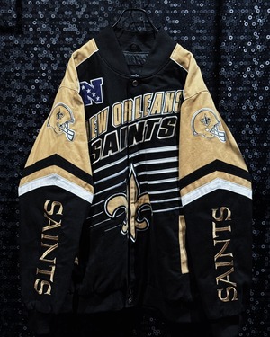 【ÆIEM】“NFL” New Orleans Saints big logo varsity stadium jacket