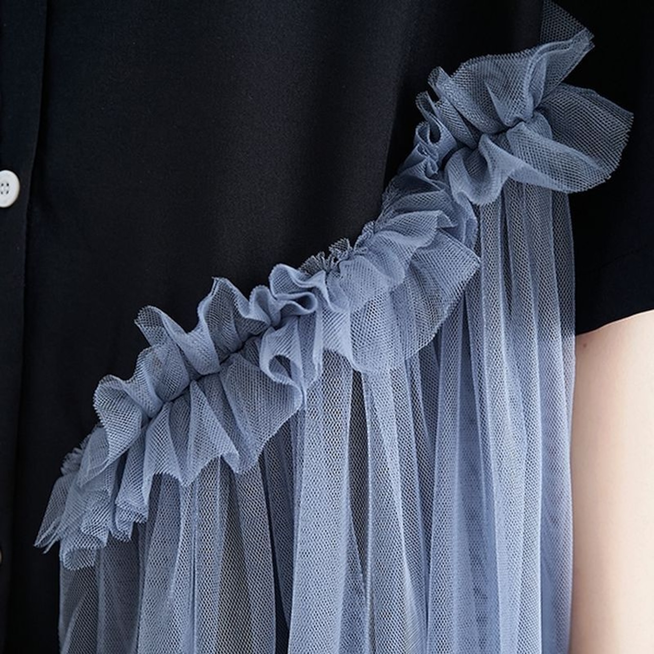 ミッドレングス メッシュ ドレス  30001