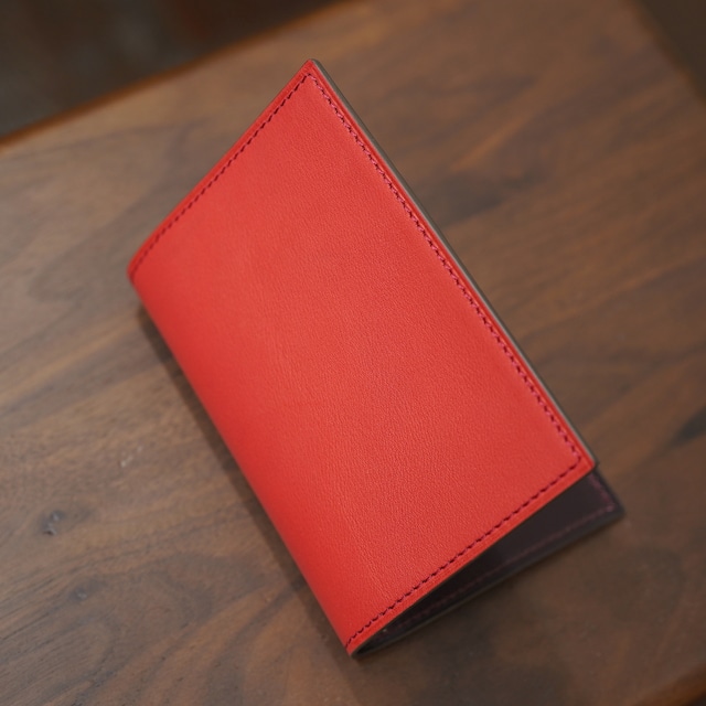 カンダミサコ M5サイズ システム手帳カバー デッドストック レッドレザー