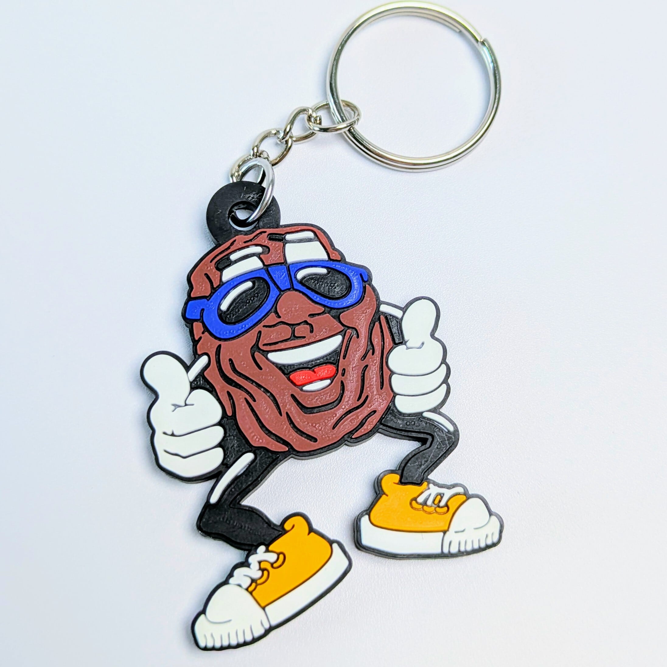 送料無料！ ★ラバーキーホルダー★ 〘643〙【カリフォルニアレーズン California Raisins】 〚アメリカン雑貨 アメトイ〛