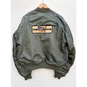 60s USAF L-2B J-7448H "HARLEY PATCH" FLIGHT JACKET Size LARGE