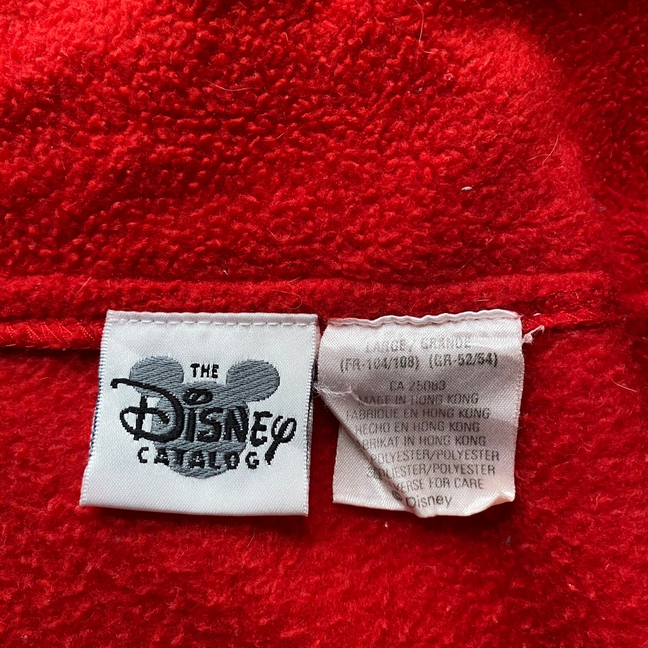 90年代 DISNEY ディズニー ミッキーマウス ハーフジップフリース 