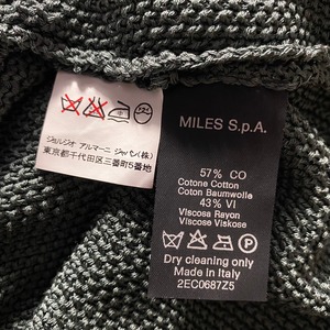 GIORGIO ARMANI low gauge knit short jacket
