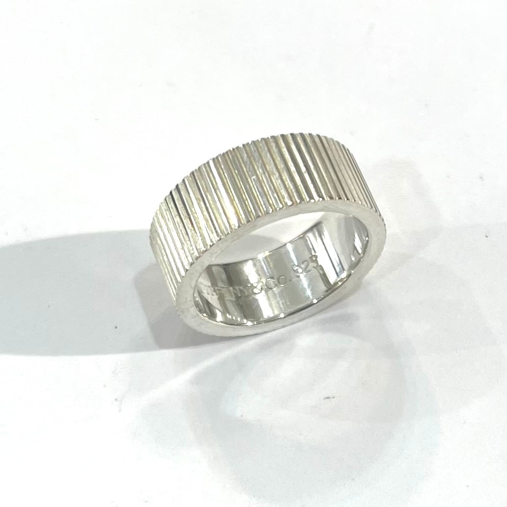 TIFFANY&Co. オールドティファニー コンビリング 14号-15号 希少 【TIFFANY&CO】【15号】2776 コインエッジリング SV925シルバー