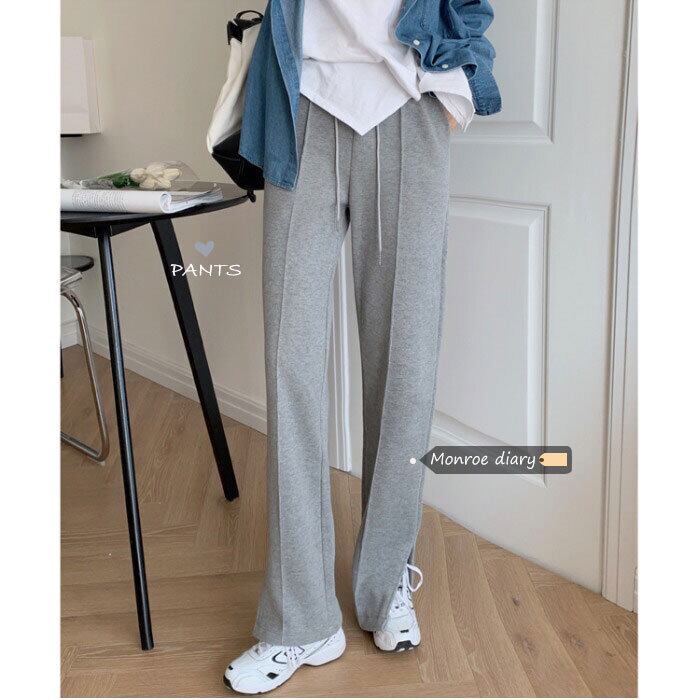 パンツ スプリングウィンターベルベットハイウェストルーズカジュアル 春物 冬物 モンロー25786135280