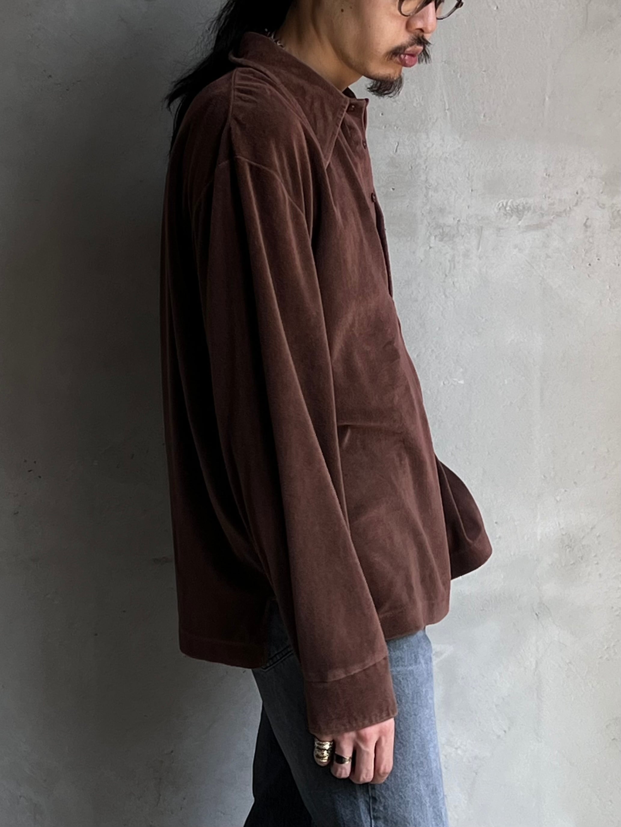 Family Japan ベロアポロシャツ SON OF THE CHEESE 「VELOUR POLO」 ベロアポロシャツ