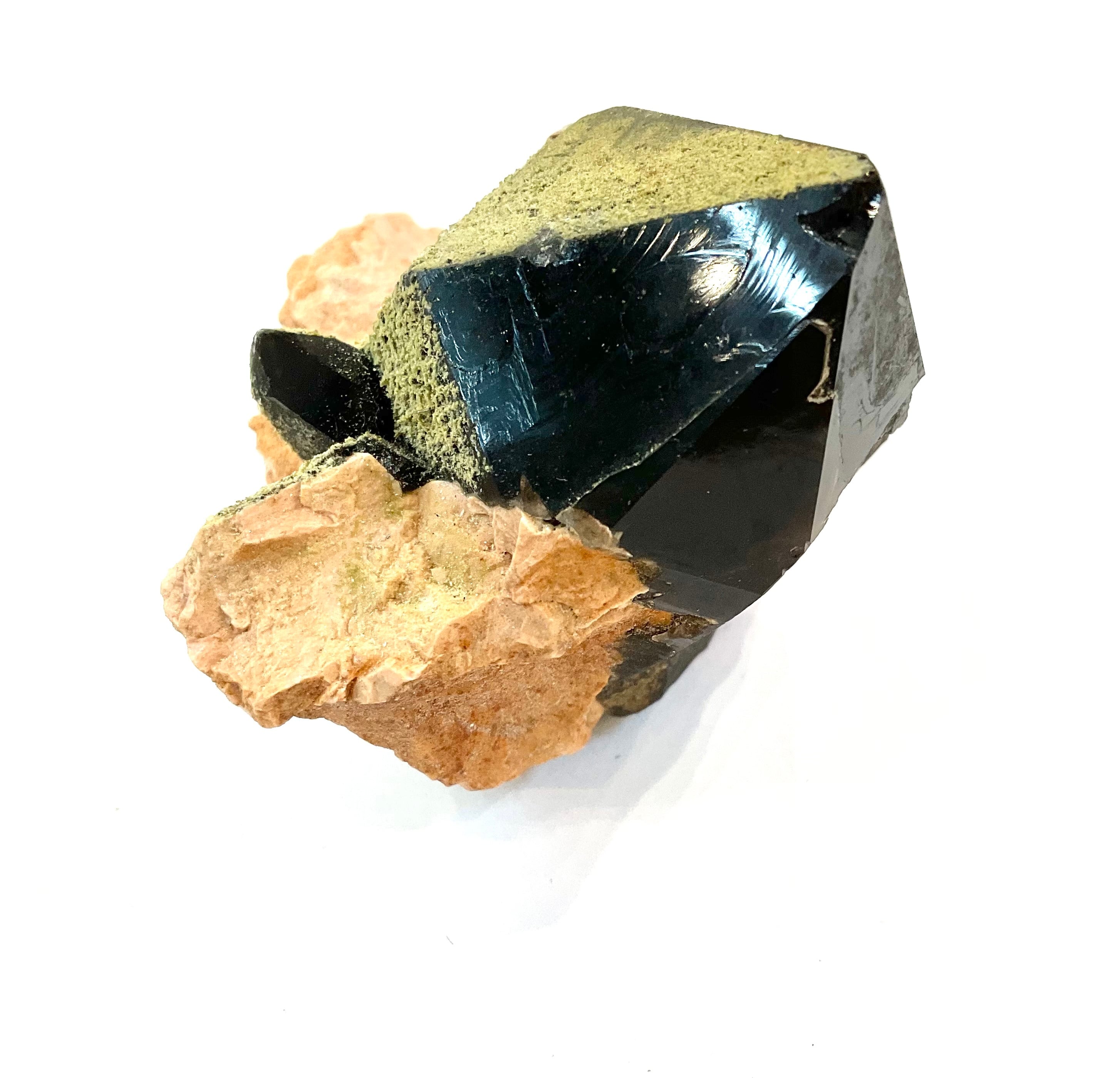 最強の邪気払い！モリオン・ポイント原石(クローライト＆母岩